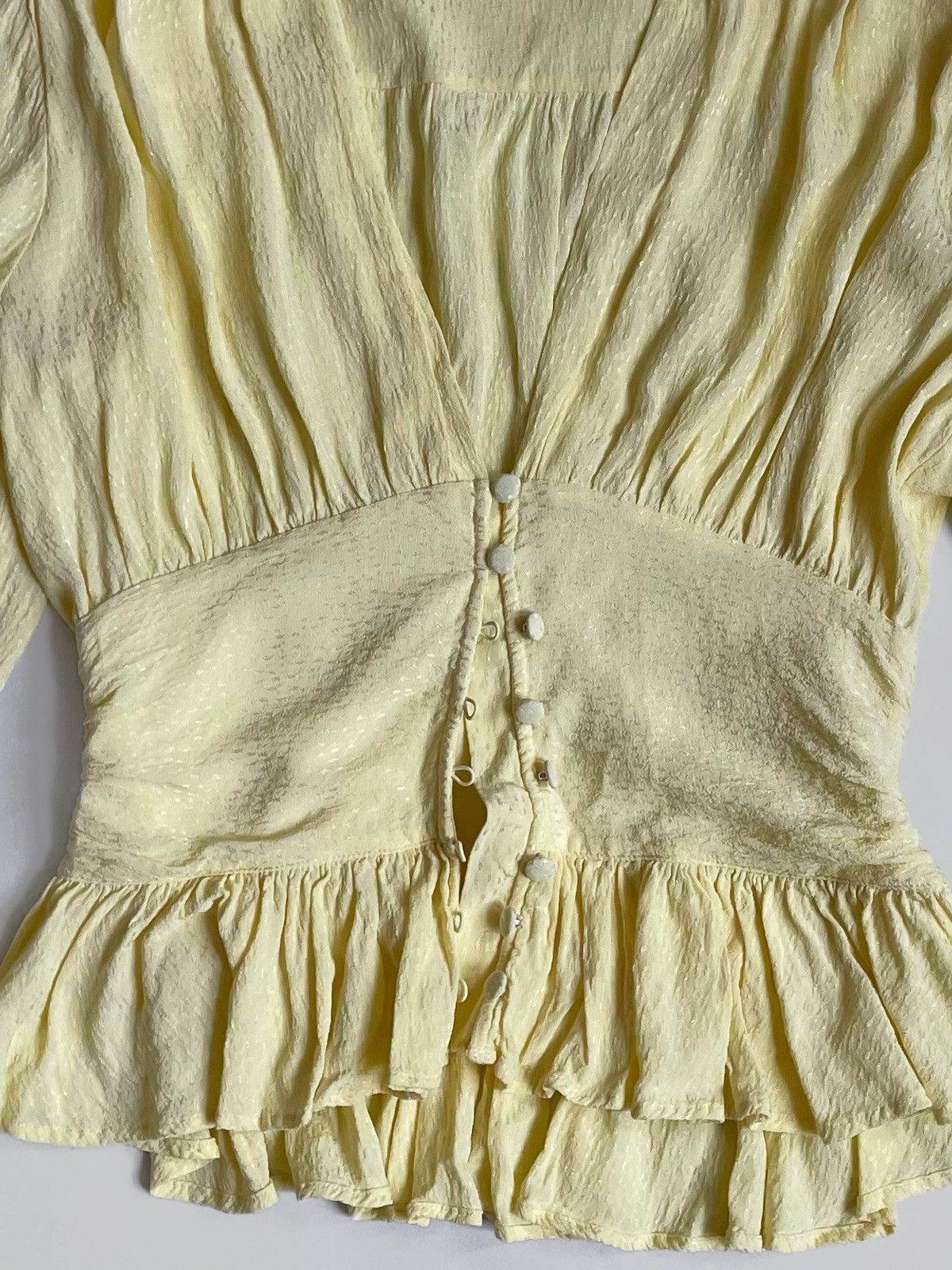 ROTATE Rotate Birger Christensen Yellow blouse Size XS / US 0-2 / IT 36-38 - 5 Thumbnail