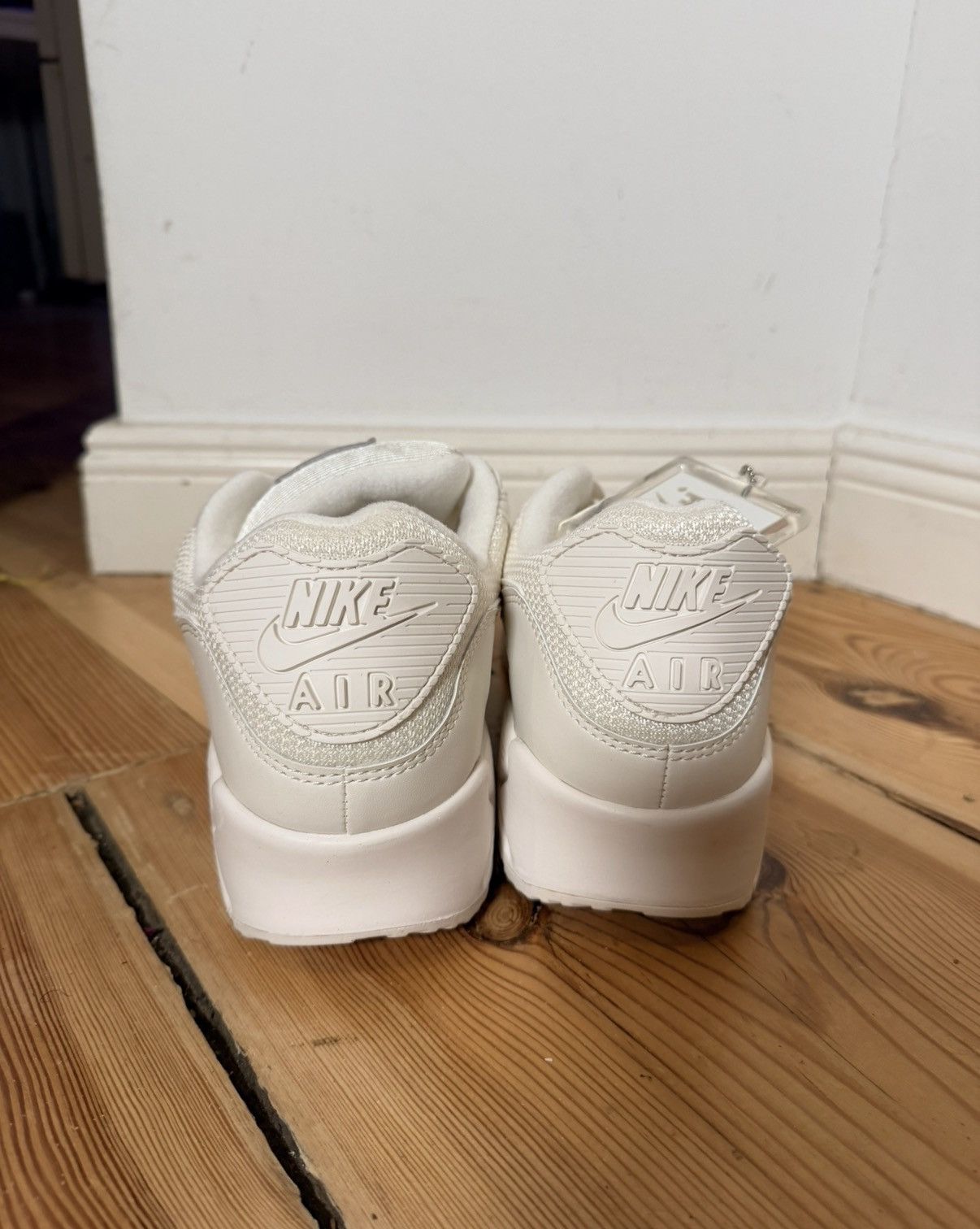 Nike Nike Air Max 90 NRG Recrafted Sail Triple Cream CT2007-100 Size US 13 / EU 46 - 4 Thumbnail