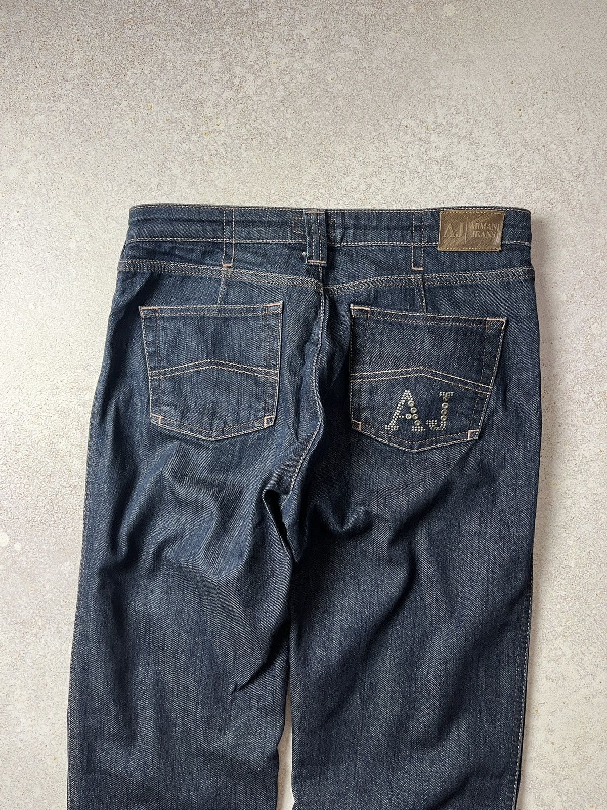 Armani DDP Armani Jeans Indigo 007 Mens Jeans AJ Big Logo Size US 30 / EU 46 - 3 Thumbnail