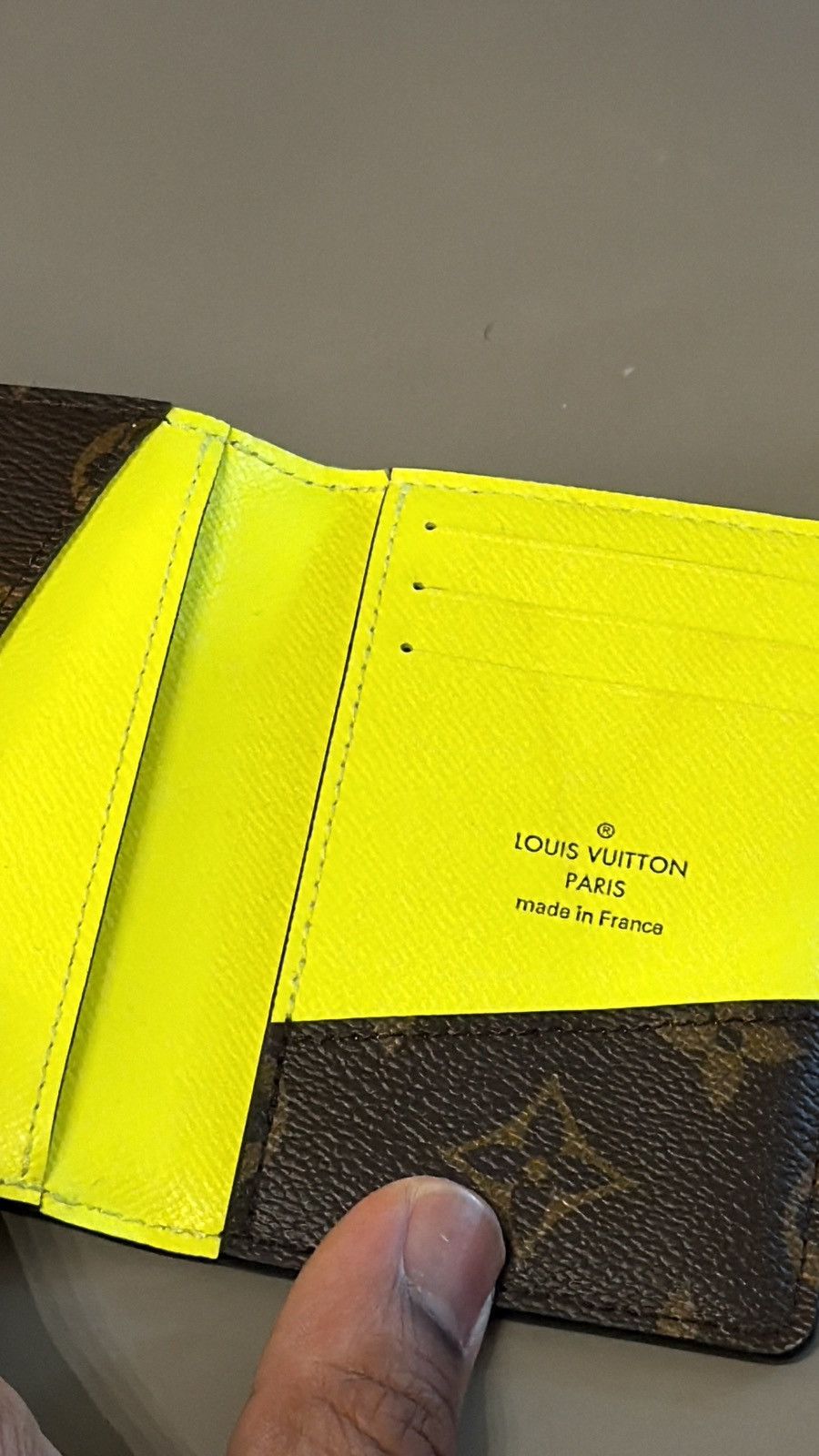 Louis Vuitton Louis Vuitton Pocket Organizer Black Neon Wallet Size ONE SIZE - 7 Thumbnail
