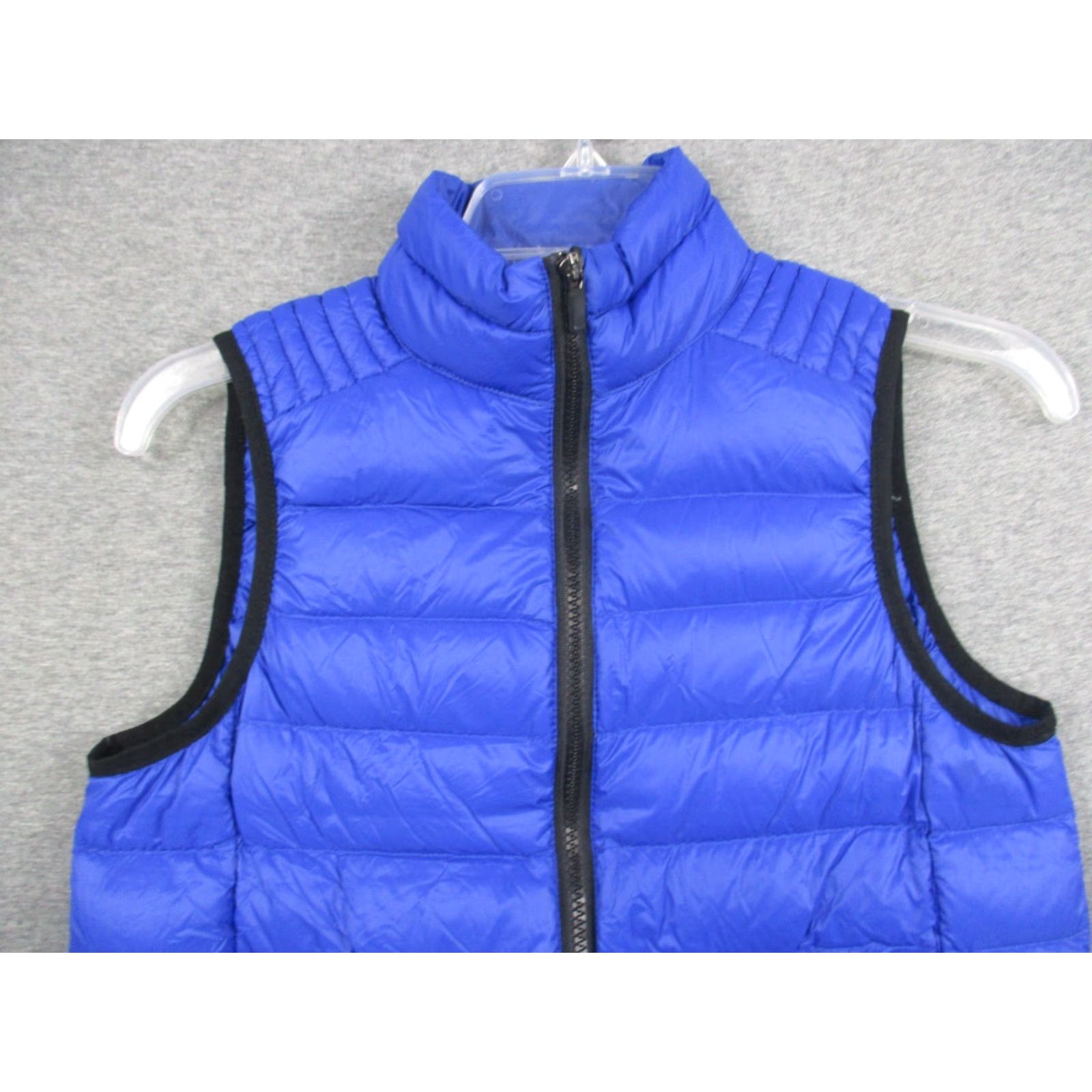 Fabletics Fabletics Women's Down Puffer Vest XS Blue Full Zip Outdoor Hiking Camping Vest Womens XS Blue Fabletics Size XS / US 0-2 / IT 36-38 - 4 Thumbnail