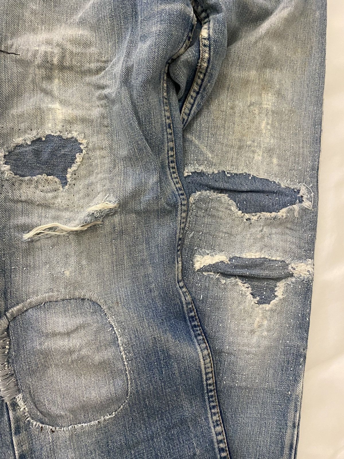 Levi's Vintage jeans levis patchwork custom Size US 28 / EU 44 - 2 Thumbnail