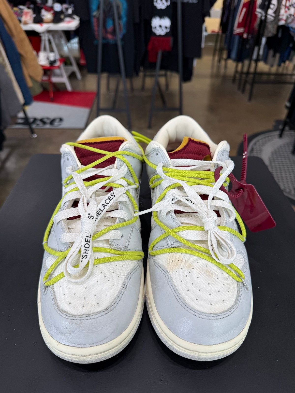 Nike × Off-White Nike Dunk Low Off-White Lot 8 Size 10 (2021) Size US 10 / EU 43 - 2 Thumbnail
