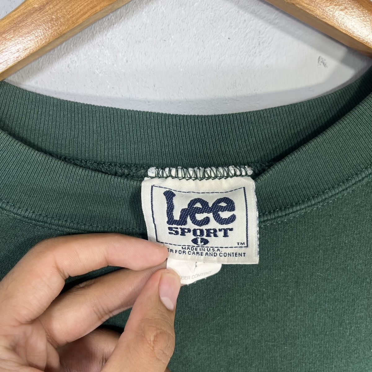 Lee × NFL × Vintage VINTAGE 90s LEE G PACKERS NFL BIG LOGO PRINTED 1997 Size US L / EU 52-54 / 3 - 6 Thumbnail