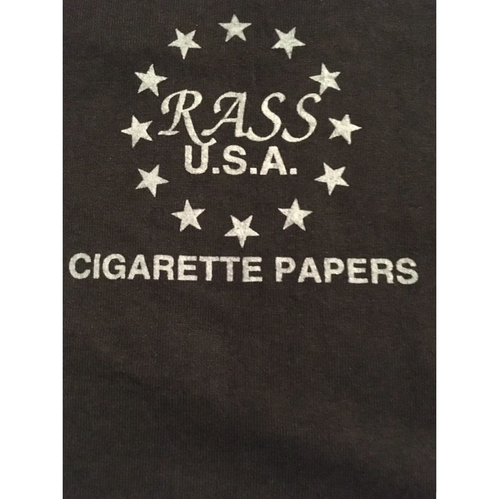 Vintage Rare Vintage Single Stitch Rass Rolling Hemp Cigarette Papers T Shirt Size XL Size US XL / EU 56 / 4 - 5 Thumbnail