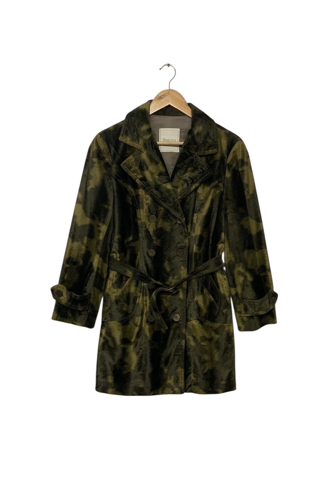 Hysteric Glamour Very Rare Vintage Hysteric Glamour Camouflage Trench Coat Size ONE SIZE - 1 Thumbnail