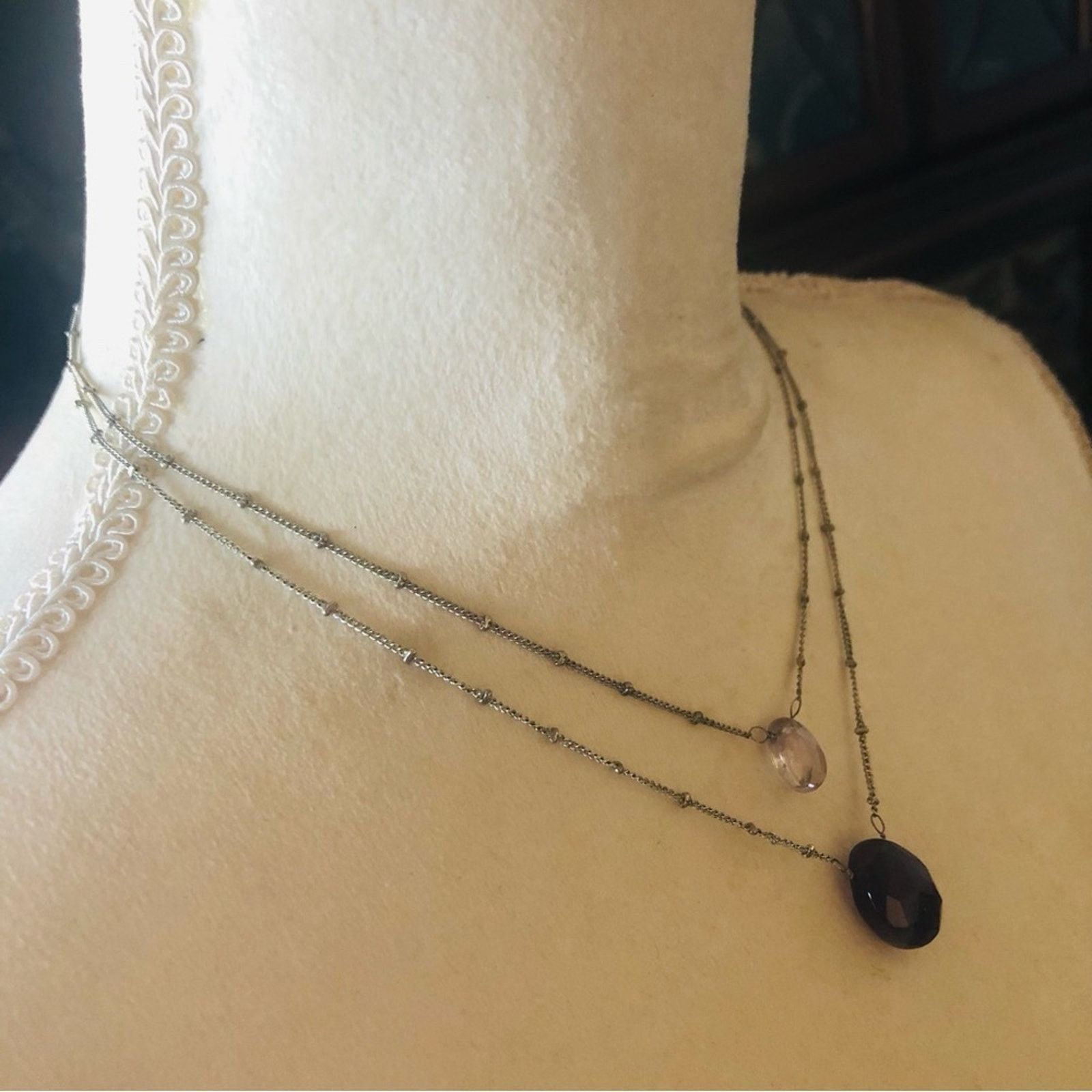 Vintage Vintage double strand genuine amethyst quartz necklace Size ONE SIZE - 3 Thumbnail