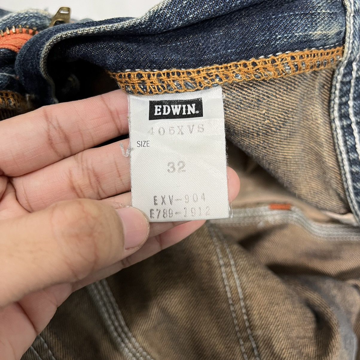Edwin Vintage Edwin Lot 405 Distressed Denim Jeans Size US 34 / EU 50 - 22 Thumbnail