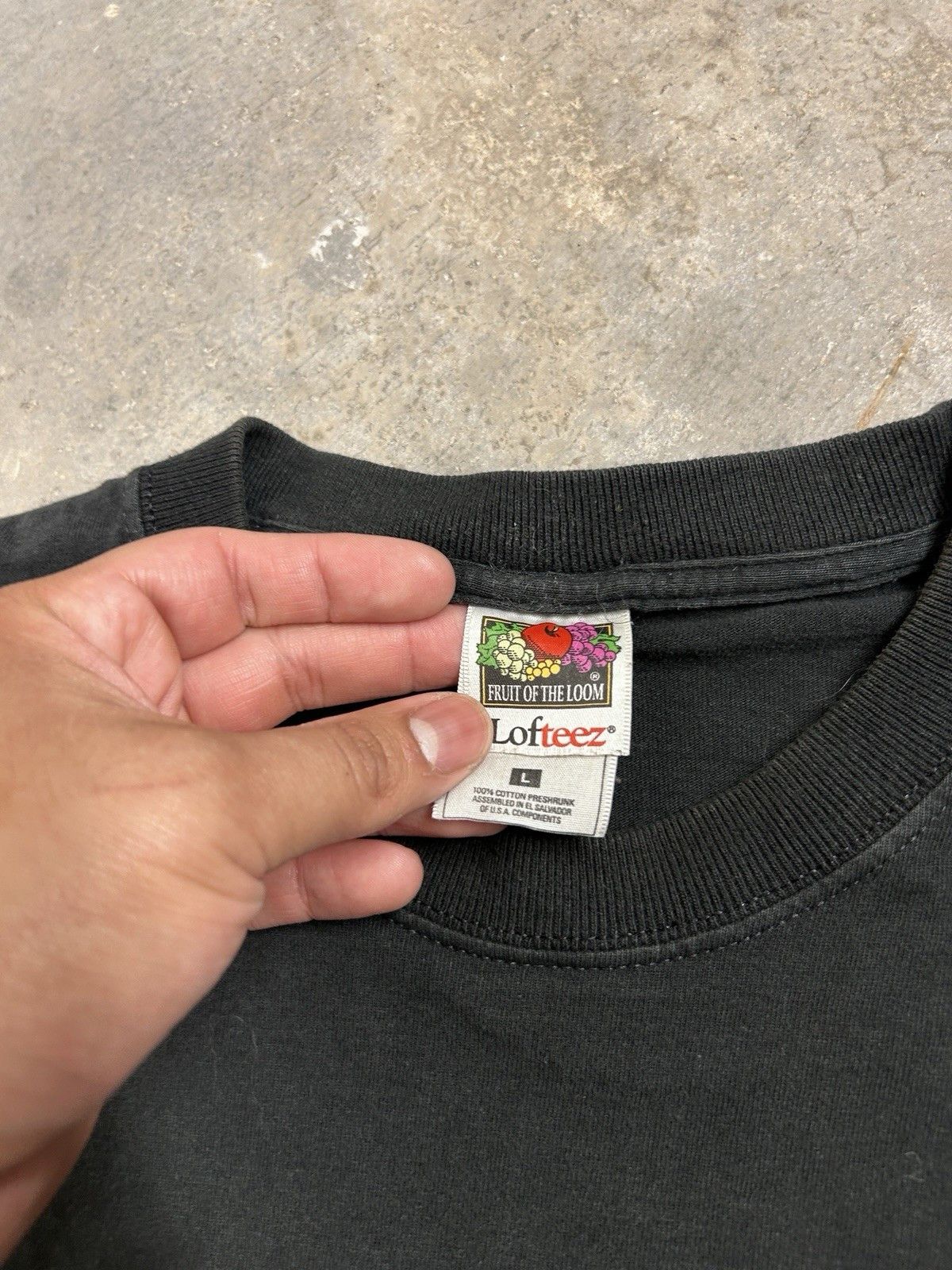 Fruit Of The Loom Vintage Y2K Sugar Mountain Snow Boarding Text T-Shirt Size US L / EU 52-54 / 3 - 5 Thumbnail