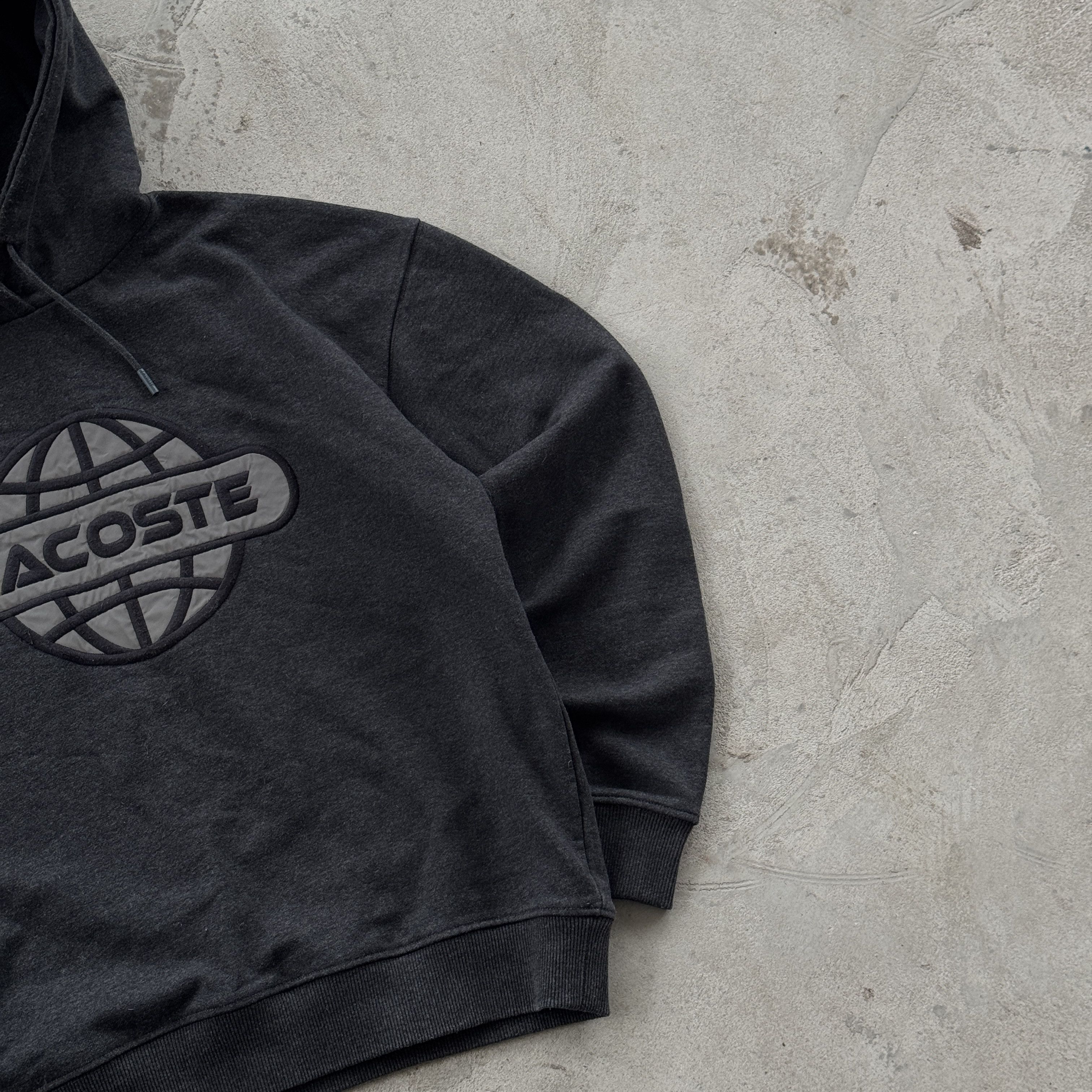 Lacoste Vintage Lacoste Reflective Logo Hooded Sweatshirt Size US M / EU 48-50 / 2 - 3 Thumbnail