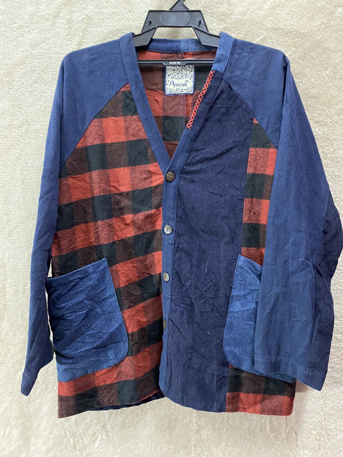 Designer × Japanese Brand AMINA PATCHWORK CORDUROY NICE DESIGN Size ONE SIZE - 3 Thumbnail