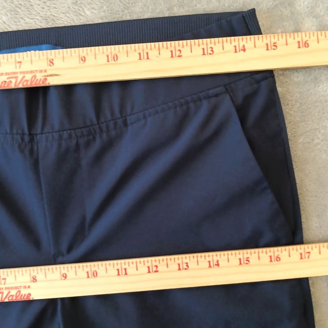 Apt. 9 Apt. 9 Ankle Pants Womens 6P Blue Pull On Pockets 30x26 Midi Rise Size 28" / US 6 / IT 42 - 2 Thumbnail