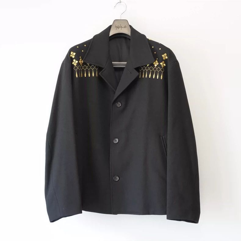 Yohji Yamamoto YohjiYamamoto1992AW gold-backed embroidered jacket-2505 Size US M / EU 48-50 / 2 - 3 Thumbnail