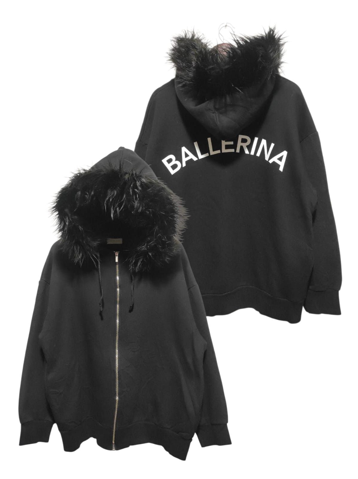 If Six Was Nine Naning 9 BALLERINA zip Fur Hoodie Lgb Style Size US L / EU 52-54 / 3 - 1 Thumbnail