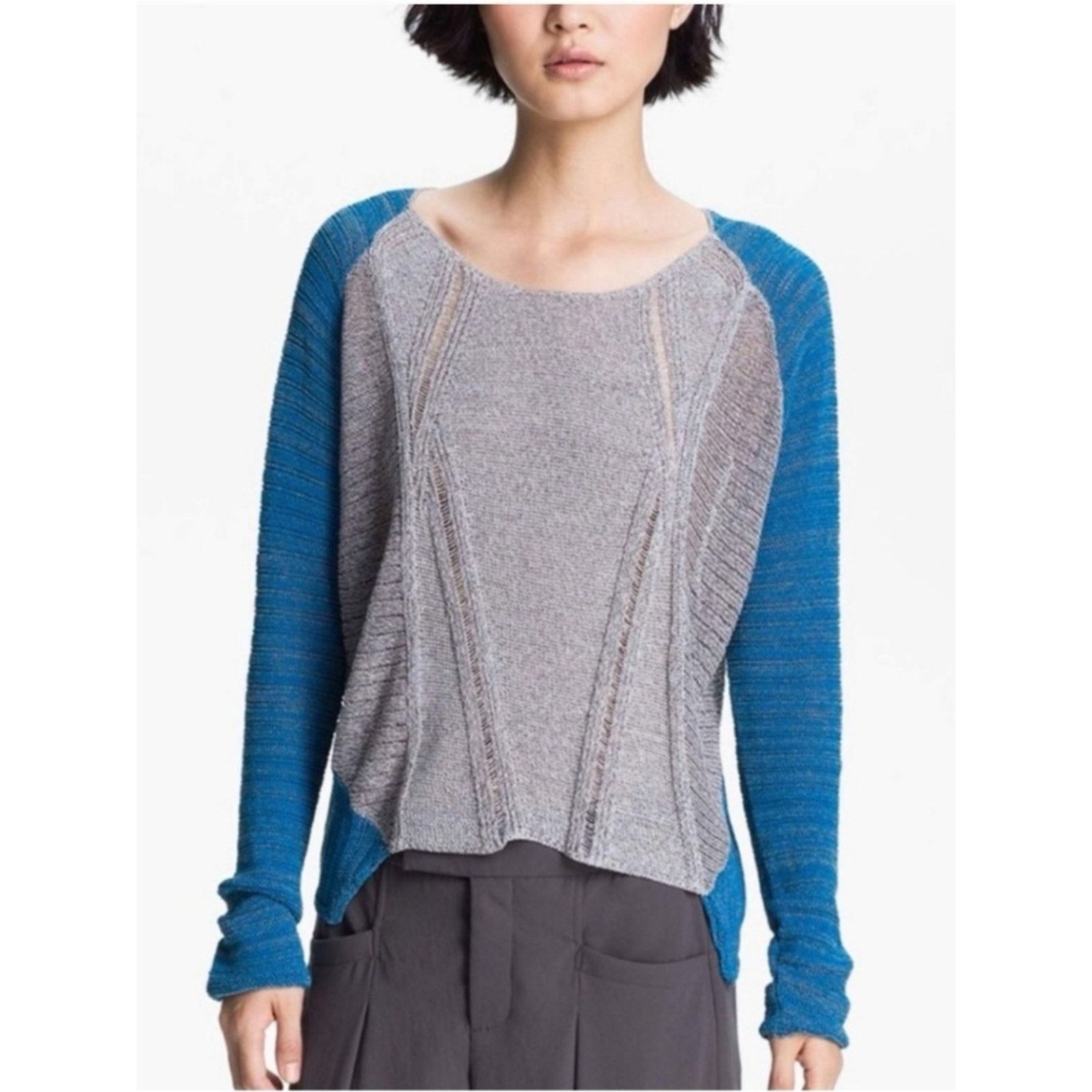 Helmut Lang Helmut Lang $345 Transparent Melange Knit Sweater Small EUC Size S / US 4 / IT 40 - 5 Thumbnail