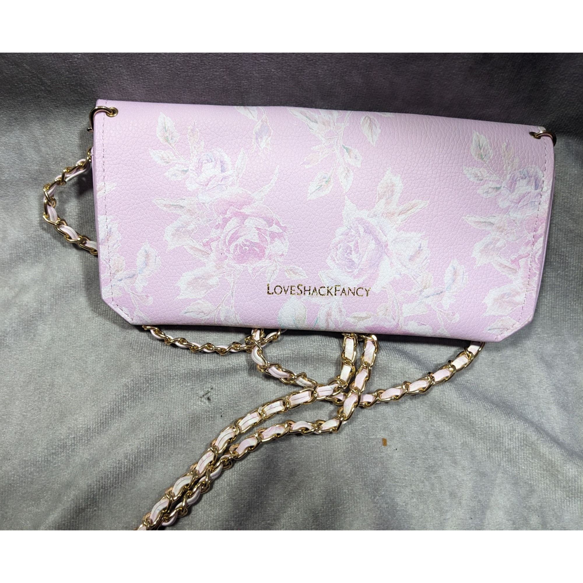 LoveShackFancy LoveShackFancy Coquette Pink Floral Mini Crossbody Bag Size ONE SIZE - 6 Thumbnail
