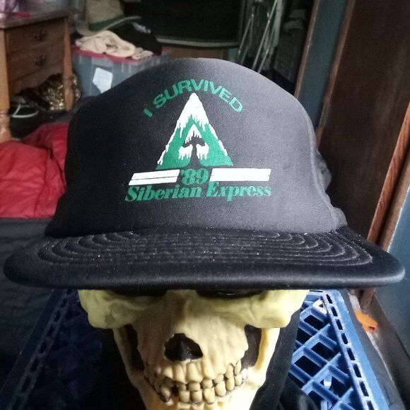 Other Vintage I Survived Siberian Express '89 Snap Trucker Hat Size ONE SIZE - 1 Thumbnail
