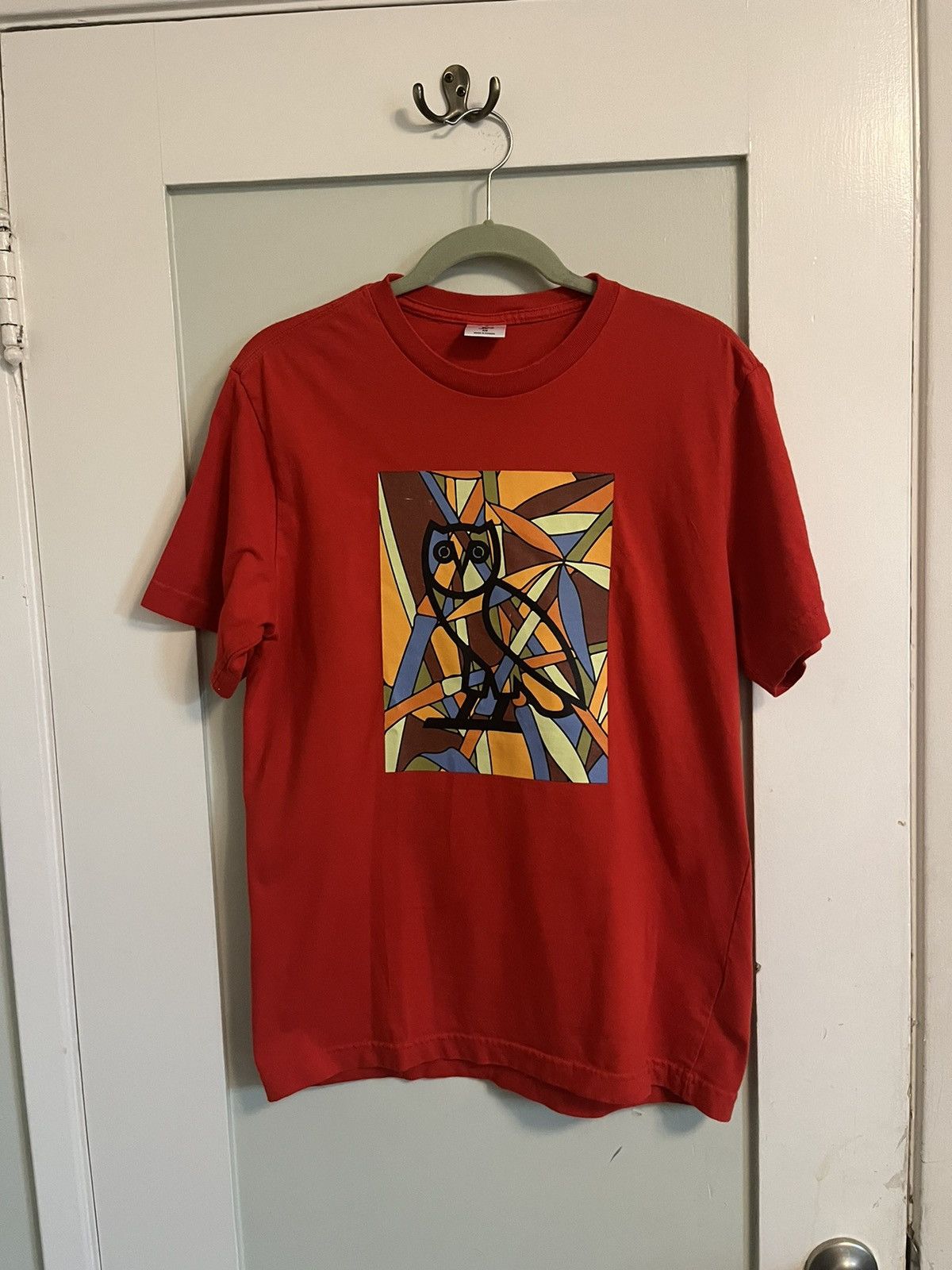 Drake × NOCTA × October's Very Own RARE October's Very Own Stained Glass Owl T-shirt Size US S / EU 44-46 / 1 - 1 Thumbnail