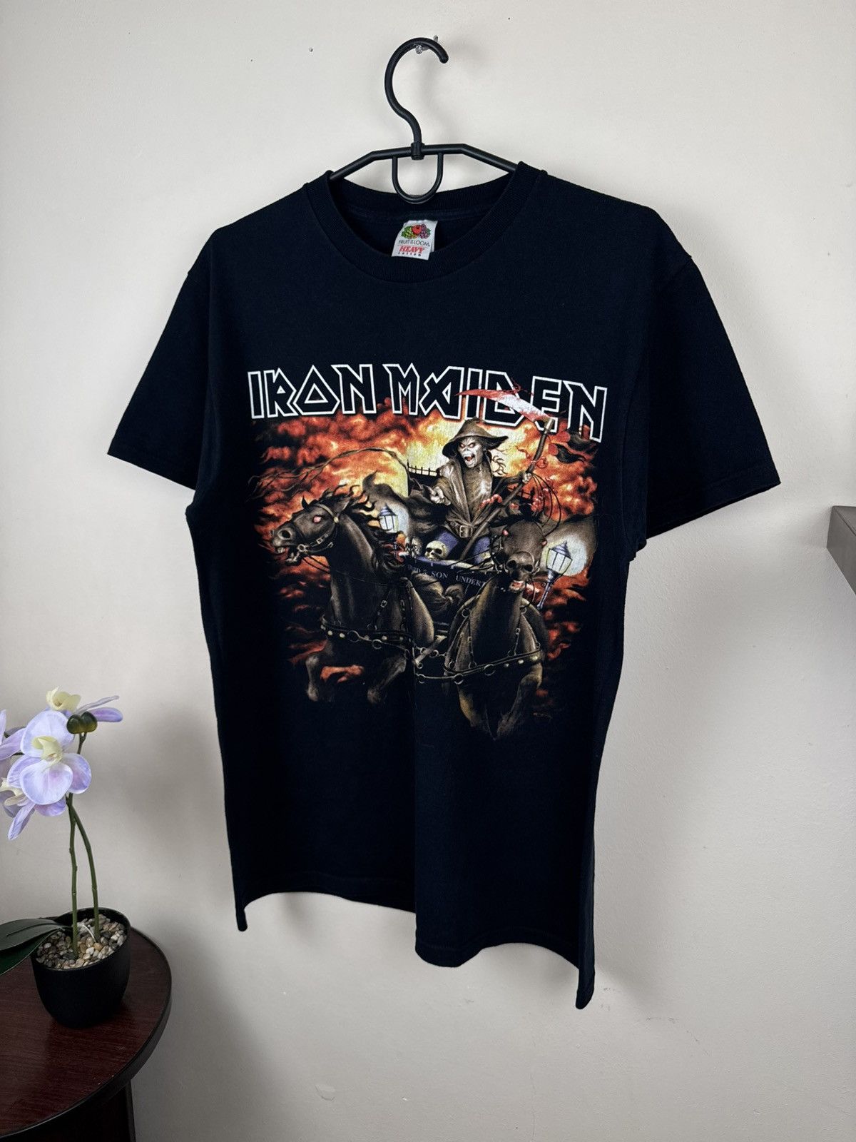 Iron Maiden Vintage Iron Maiden T shirt 2005 Death on the Road Rock M Size US M / EU 48-50 / 2 - 6 Thumbnail