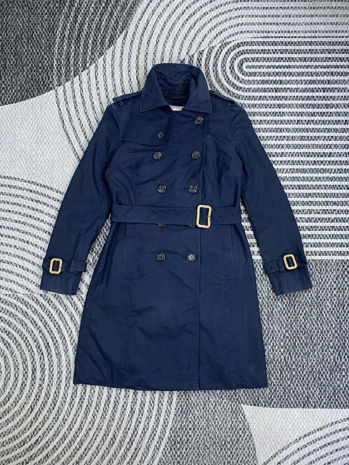 Brooks Brothers Vintage Brooks Brothers Cotton Blend Belted Trench Coat Size S / US 4 / IT 40 - 5 Thumbnail