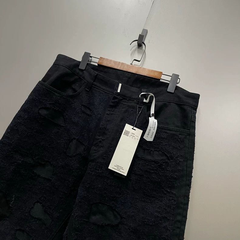 Givenchy Givenchy Black Ripped Jeans Size US 36 / EU 52 - 8 Thumbnail