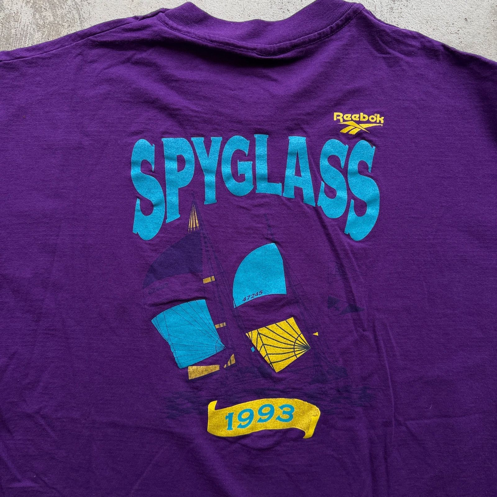 Reebok Vintage 1993 Reebok Spyglass Sailing T-Shirt Size 2XL Size US XXL / EU 58 / 5 - 1 Thumbnail
