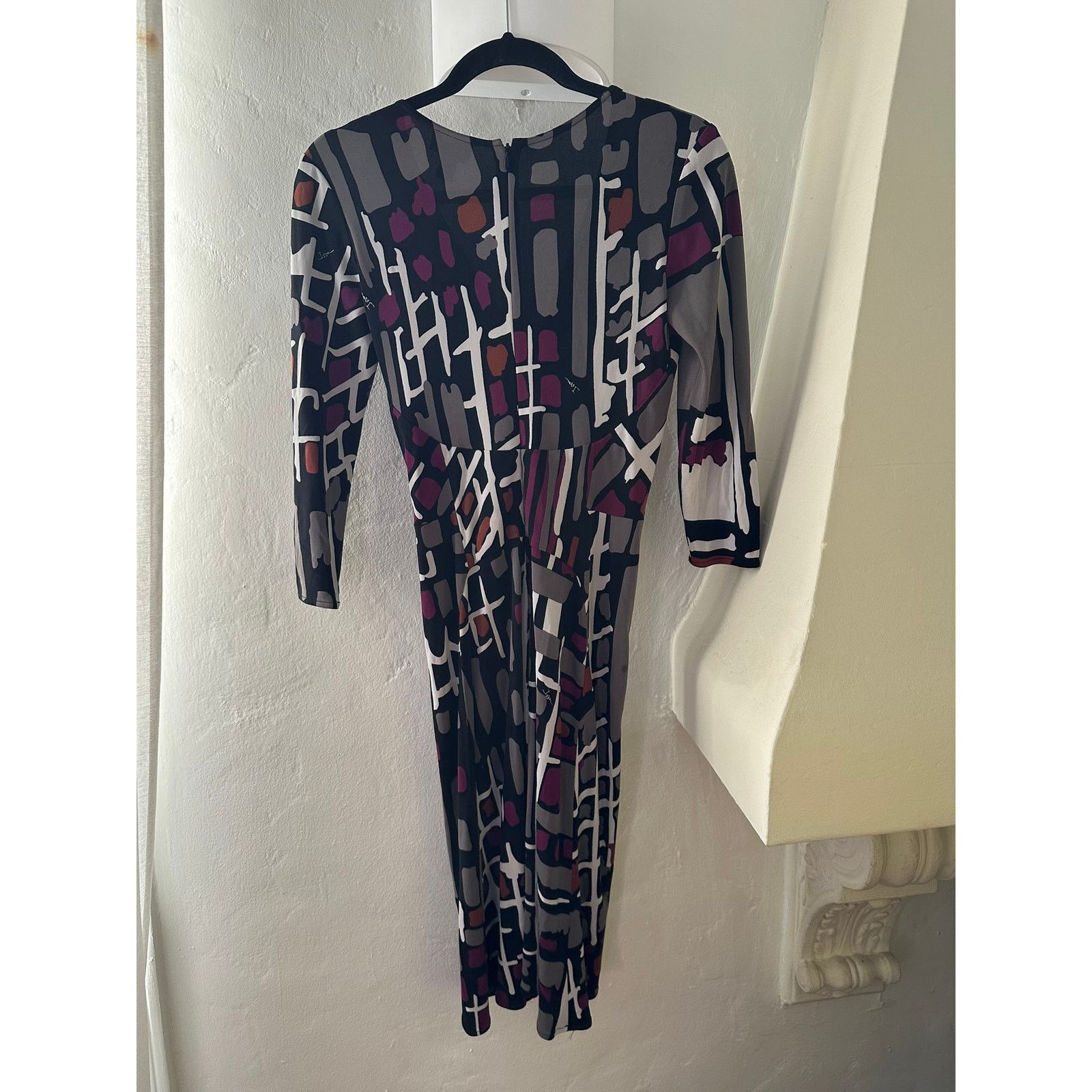 Other ISSA London Multicolor Printed Silk Draped Front Dress 6 Size M / US 6-8 / IT 42-44 - 4 Thumbnail