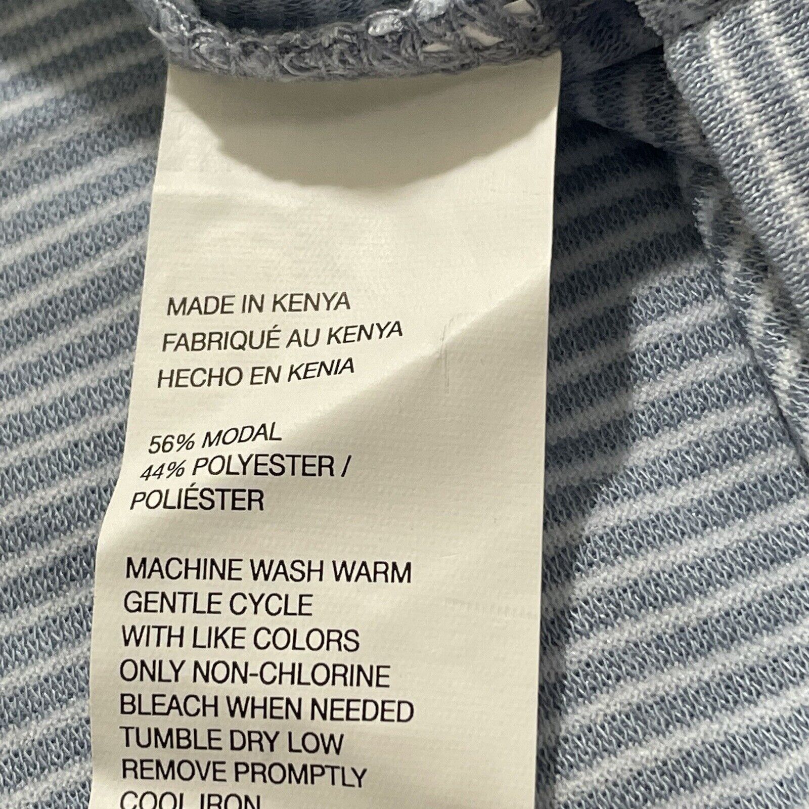 Van Heusen Van Heusen Short Sleeve Button Up Polo Shirt Blue Striped Size US L / EU 52-54 / 3 - 9 Thumbnail