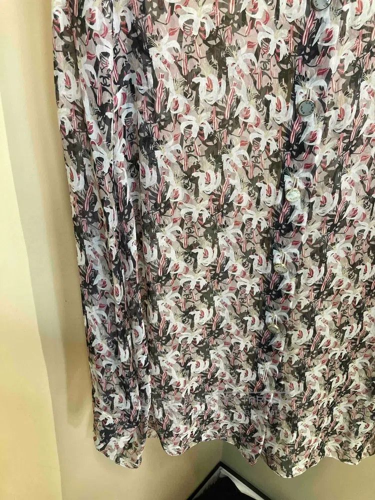 Chanel Chanel 23a pink printed silk shirt Size XS / US 0-2 / IT 36-38 - 3 Thumbnail
