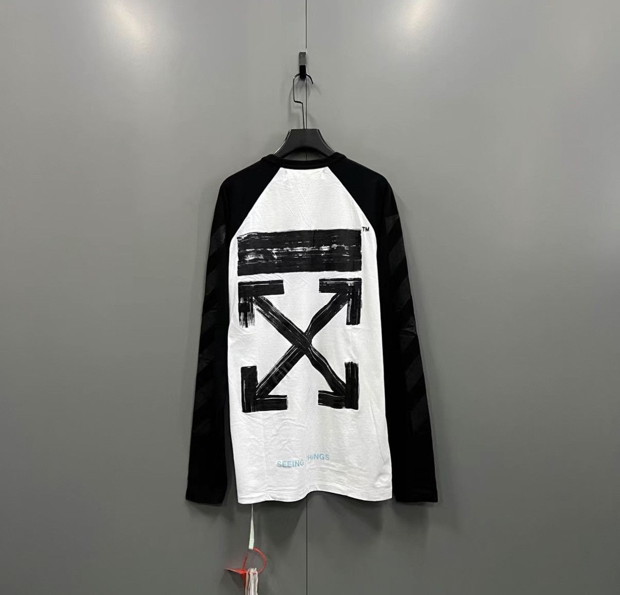 Off-White OFF-WHITE OW Color-block Paint Arrow Long Sleeve J41 Size US L / EU 52-54 / 3 - 2 Thumbnail