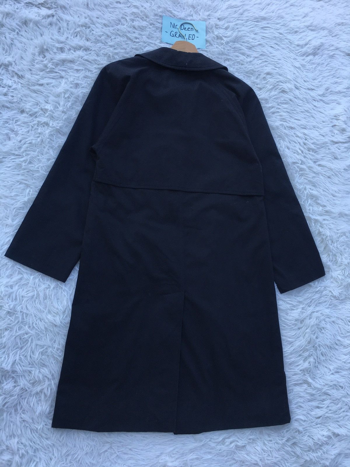 Burberry Rare Vintage Blueberry Long Coat Checkered Size S / US 4 / IT 40 - 15 Thumbnail