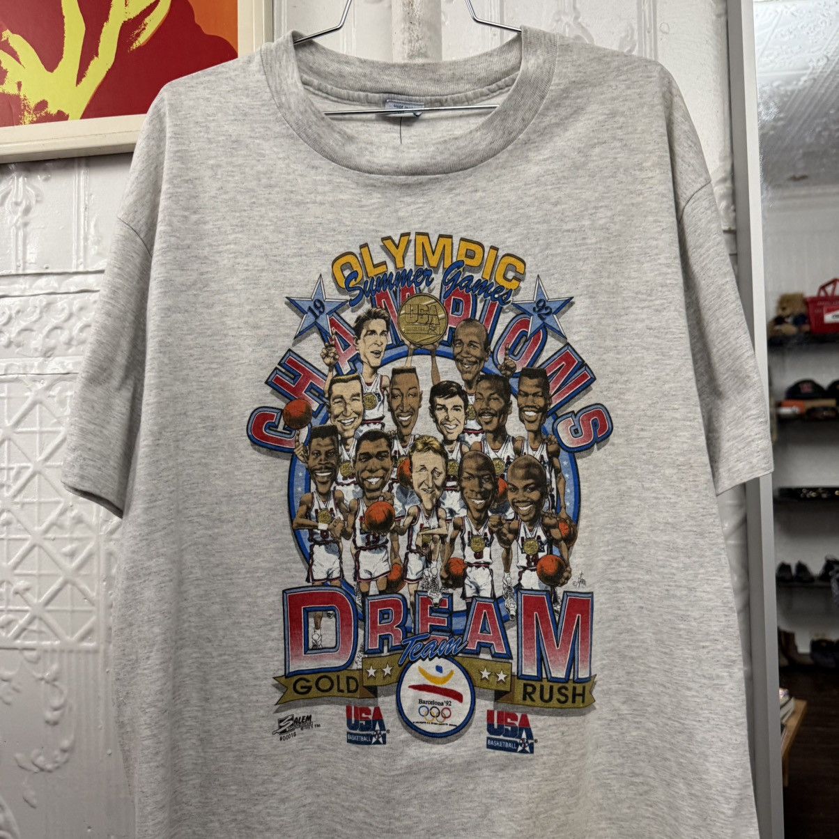 Vintage 1992 team USA Olympic dream team bighead graphic tee Size US XL / EU 56 / 4 - 2 Thumbnail