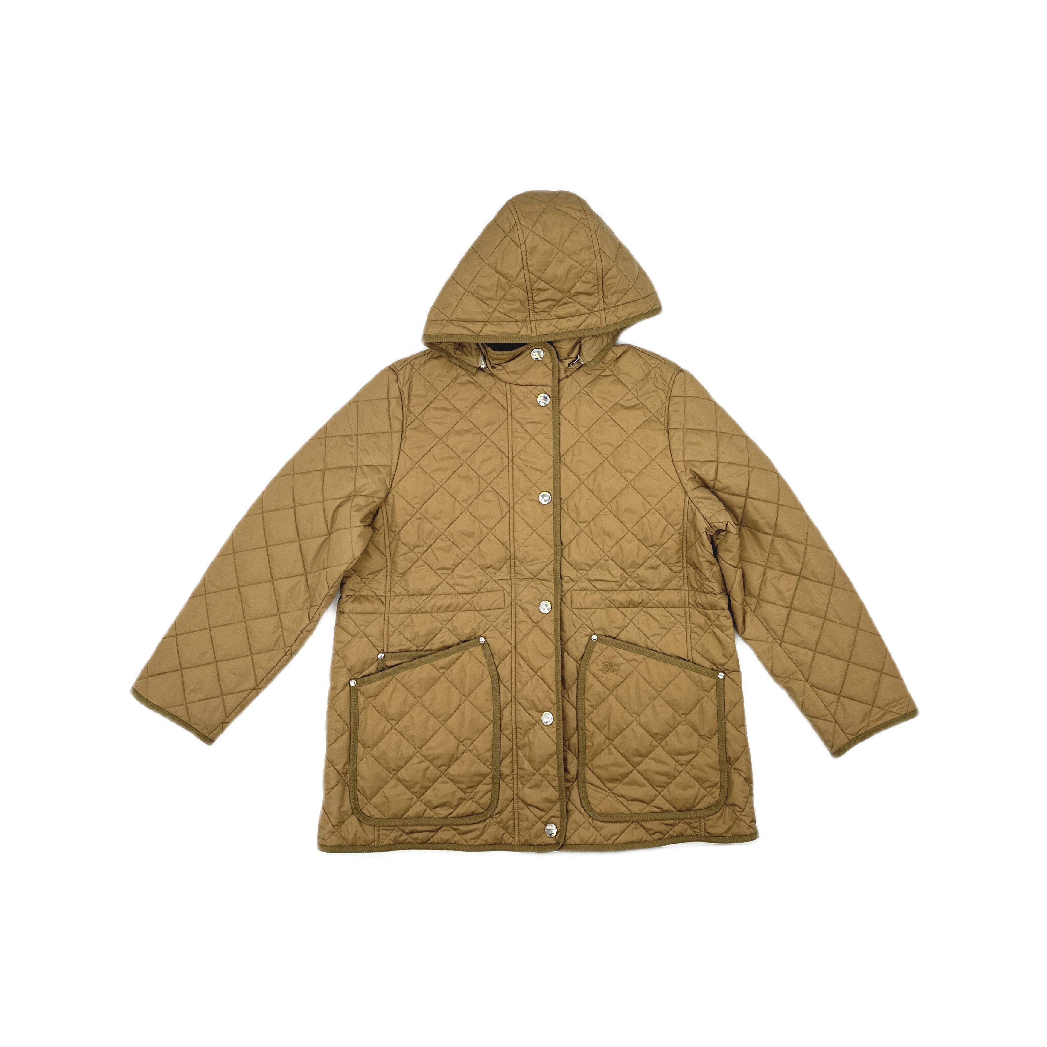 Burberry Burberry Quilted Hooded Jacket Size L Size L / US 10 / IT 46 - 1 Thumbnail