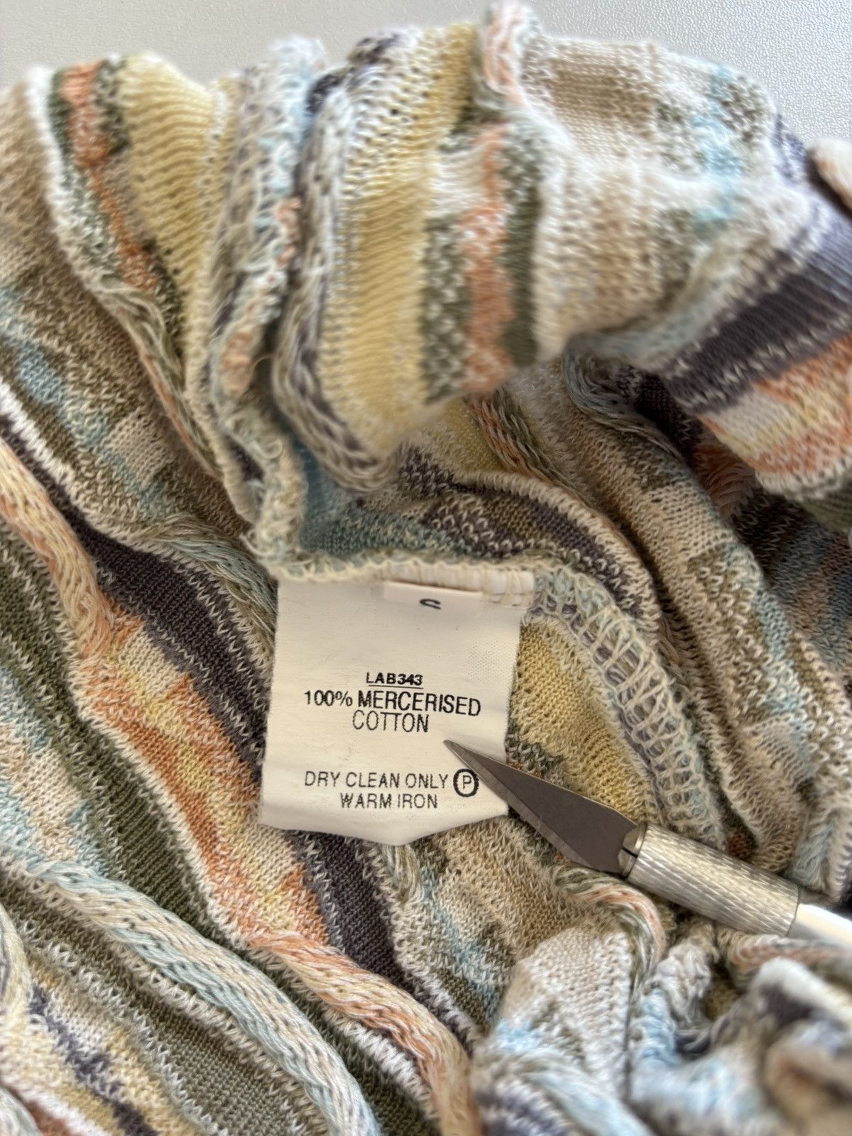 Coogi Coogi Vintage Pastel 3D Knit Sweater Women’s S 100% cotton Size S / US 4 / IT 40 - 12 Thumbnail