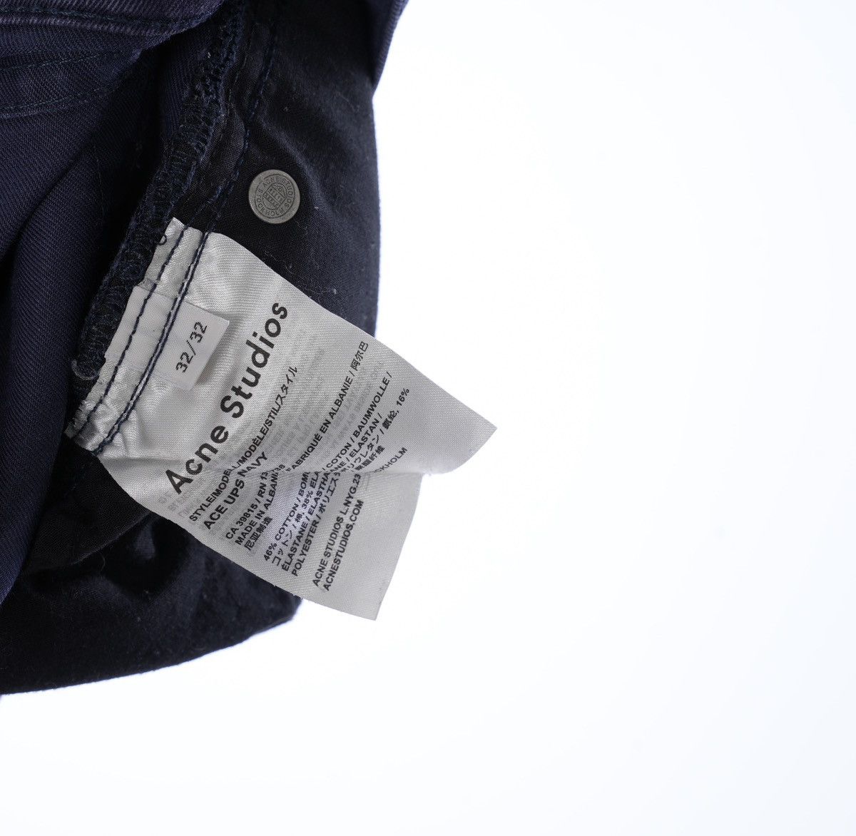 Acne Studios Acne Studios Ace Ups Navy Style Denim Pants Size US 32 / EU 48 - 6 Thumbnail