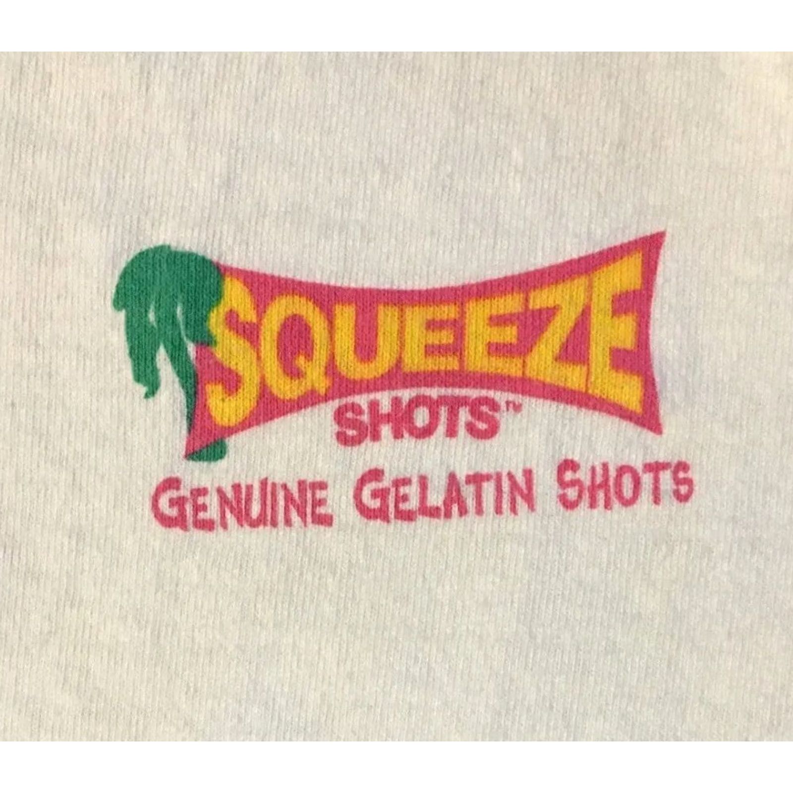 Vintage VINTAGE Squeeze This! Squeeze Gelatin Shots Tank Top M White Beer Grunge 90s Funny Mens Shirt Tee Size US M / EU 48-50 / 2 - 4 Thumbnail