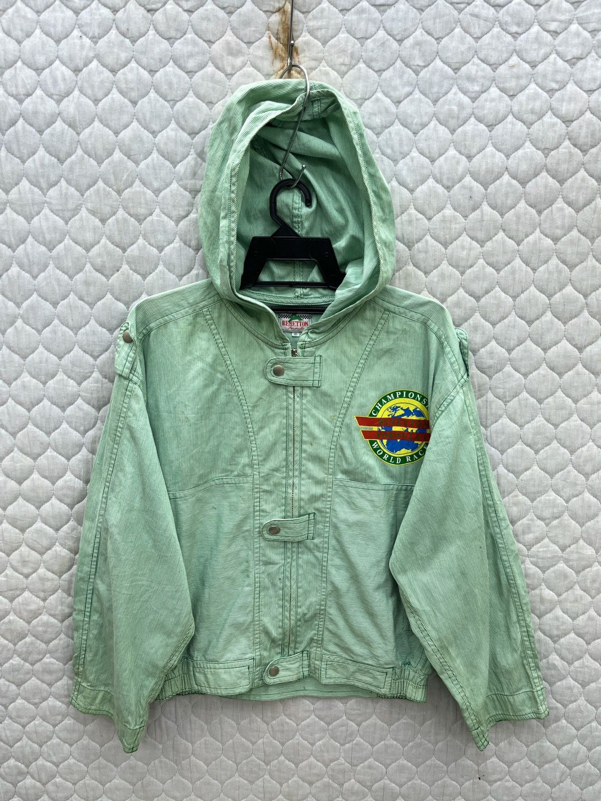 United Colors Of Benetton 🔥🔥🔥STEALS VTG BENETTON FORMULA ONE WORLD RACE CHAMPIONSHIP Size US S / EU 44-46 / 1 - 1 Thumbnail