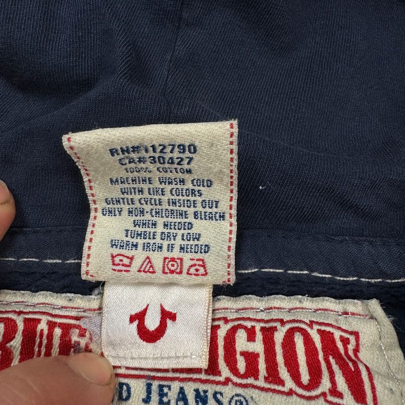 True Religion × Vintage vintage navy true religion zip hoodie Size US XL / EU 56 / 4 - 5 Thumbnail