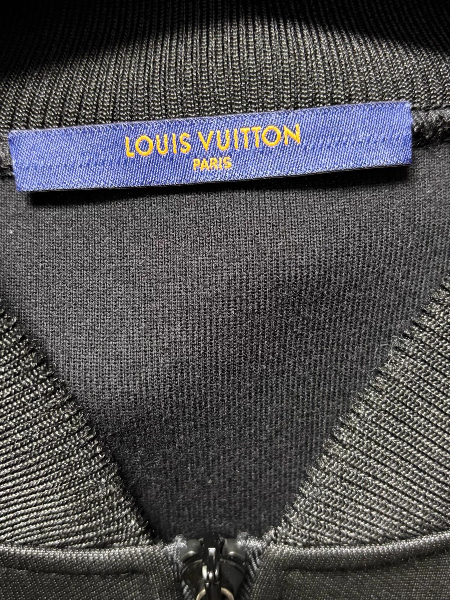 Louis Vuitton LV Men's Black Embroidered Monogram Sleeve XL Jacket Size US XL / EU 56 / 4 - 3 Thumbnail