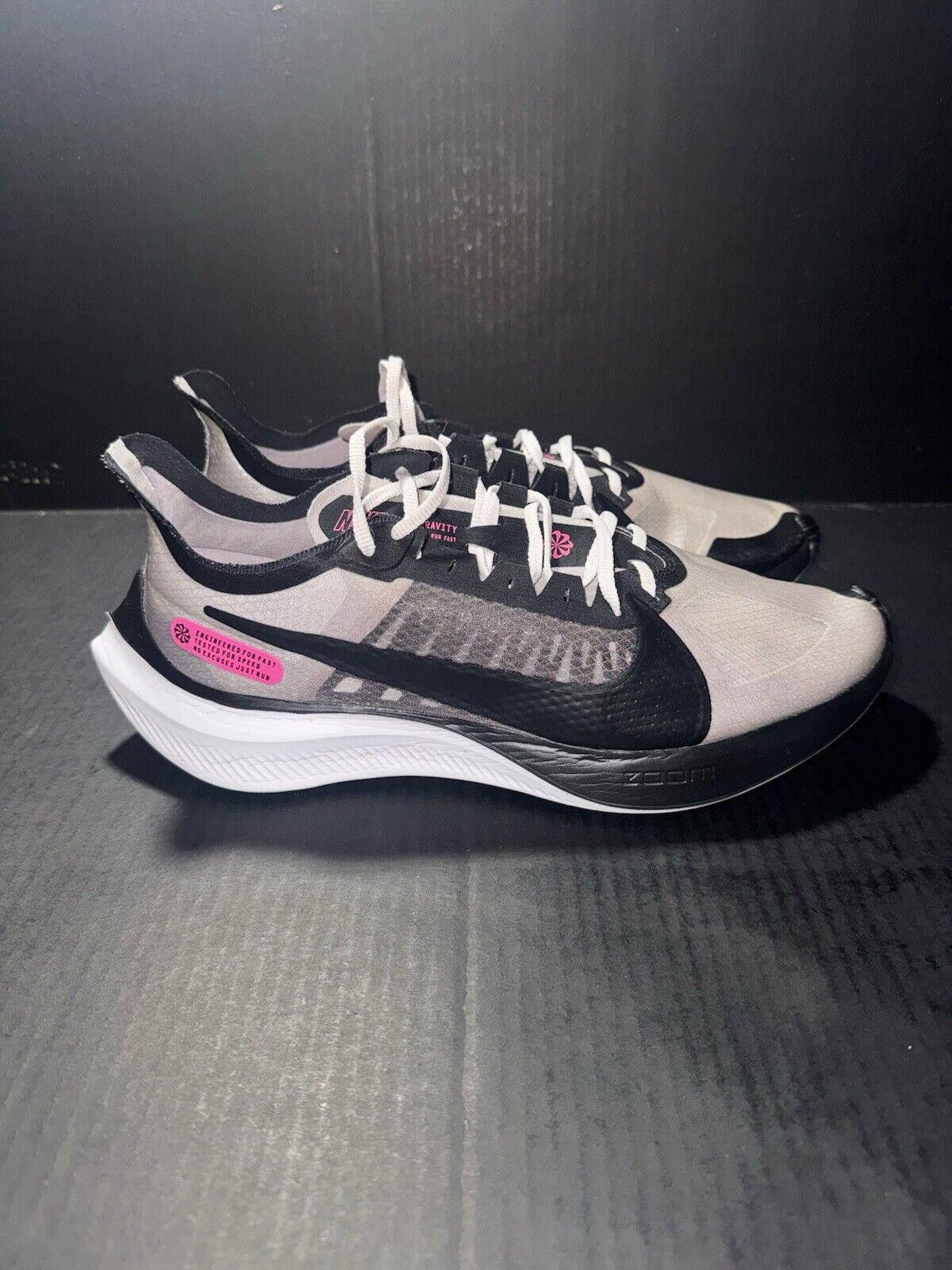 Nike Mens Zoom Gravity Atmosphere Grey Pink BQ3202-006 Sz 10