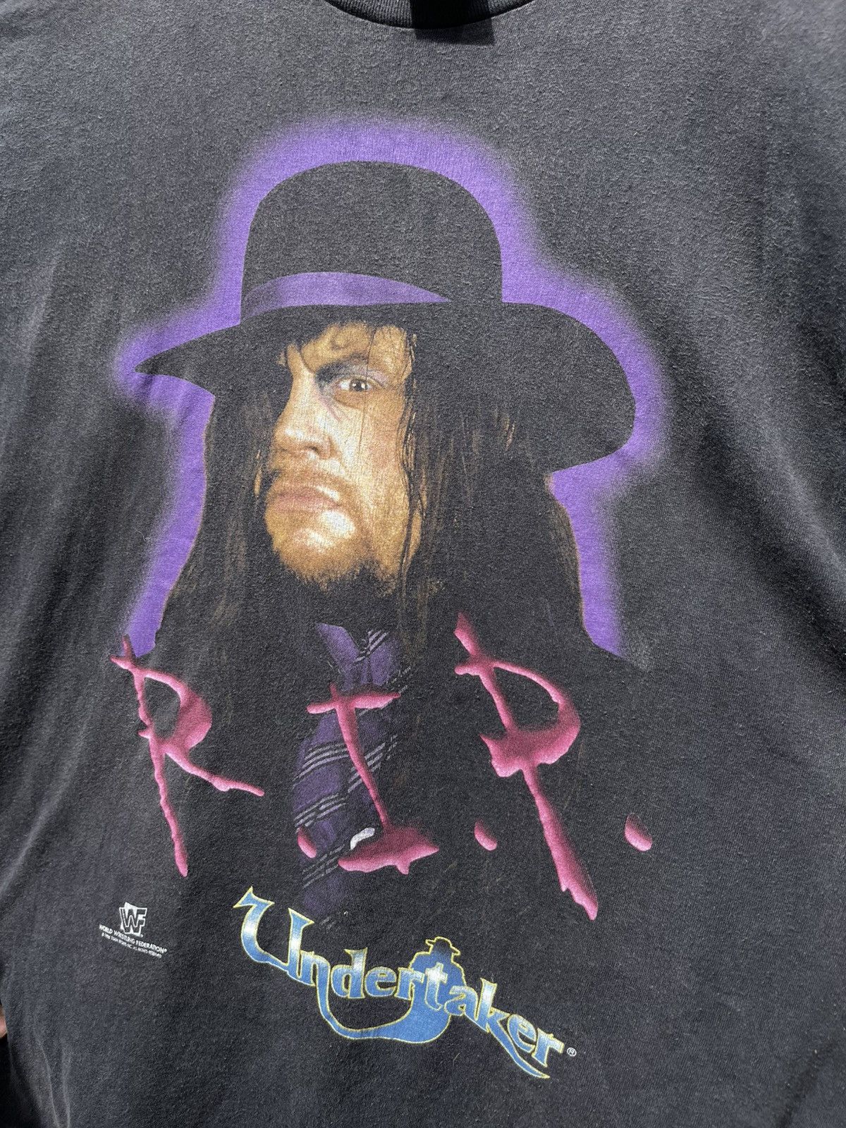 Vintage Vintage 1996 Undertaker R.I.P Size US XL / EU 56 / 4 - 4 Thumbnail