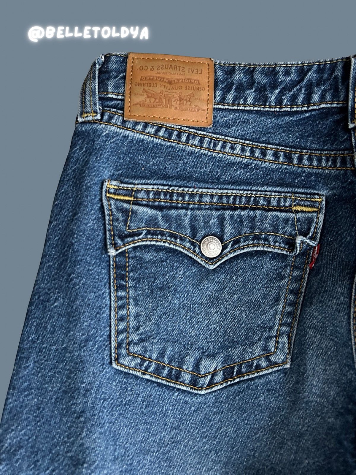 Levi's Levi’s Naughtiest Bootcut Jeans Flared Low Waist Size 31" - 4 Thumbnail