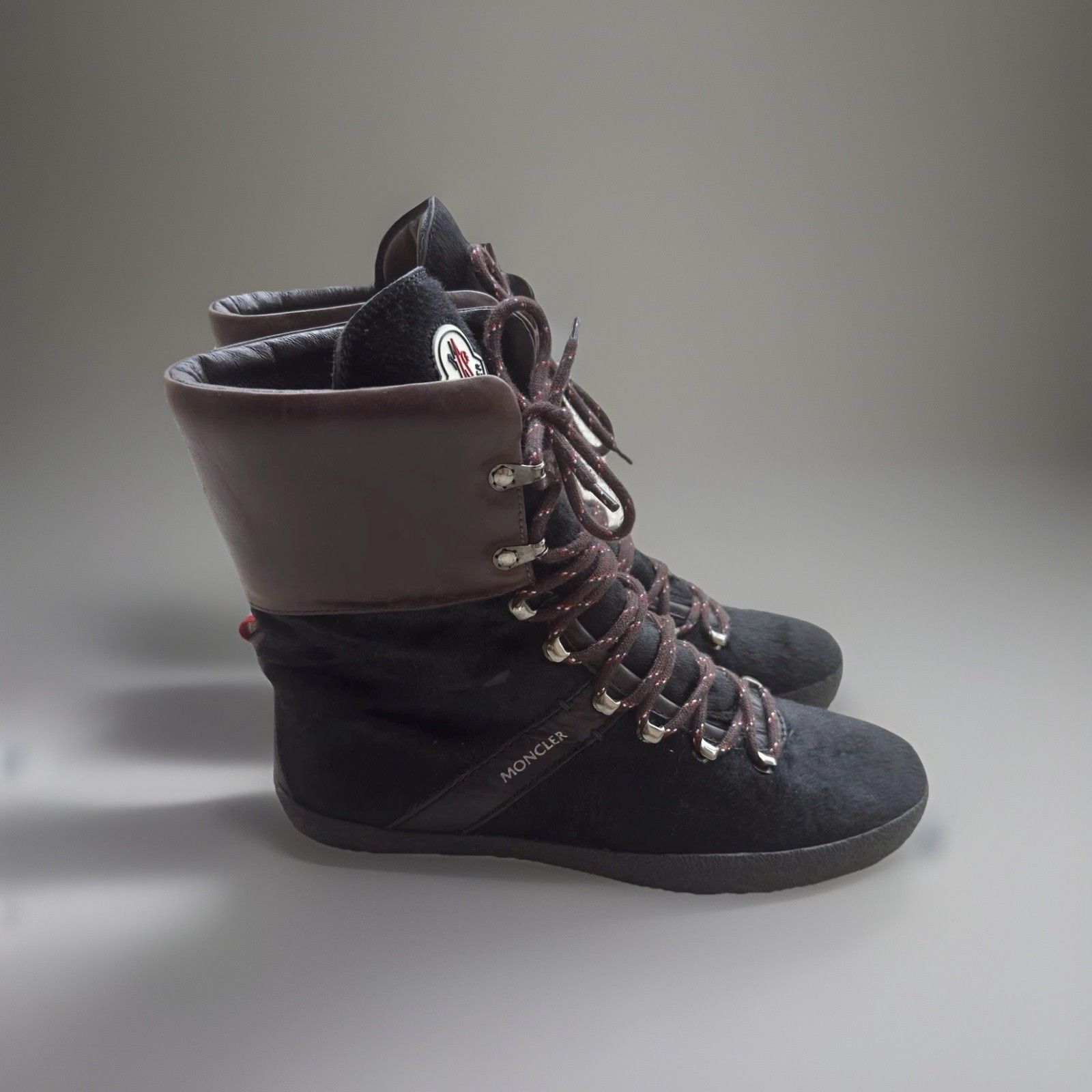 Moncler Moncler Pony Suede Sherpa combat snow Boots size 41 Size US 11 / IT 41 - 13 Thumbnail