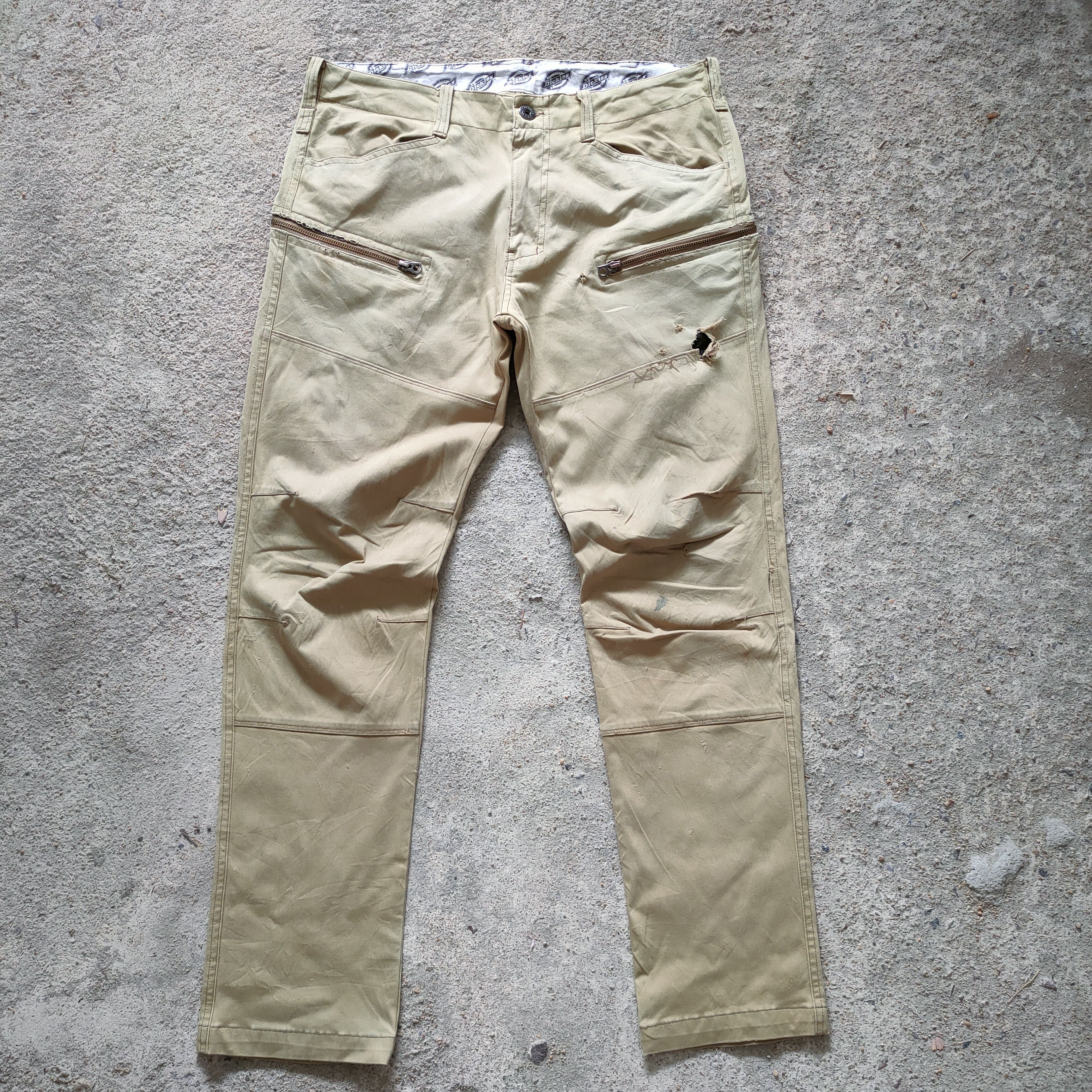 Dickies × Vintage DICKIES DISTRESSED CARGO PANTS Size US 36 / EU 52 - 1 Thumbnail