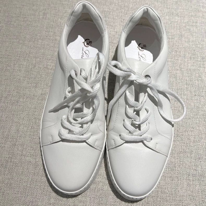 Loro Piana Loro Piana Classic white shoes for women Size US 7 / IT 37 - 3 Thumbnail