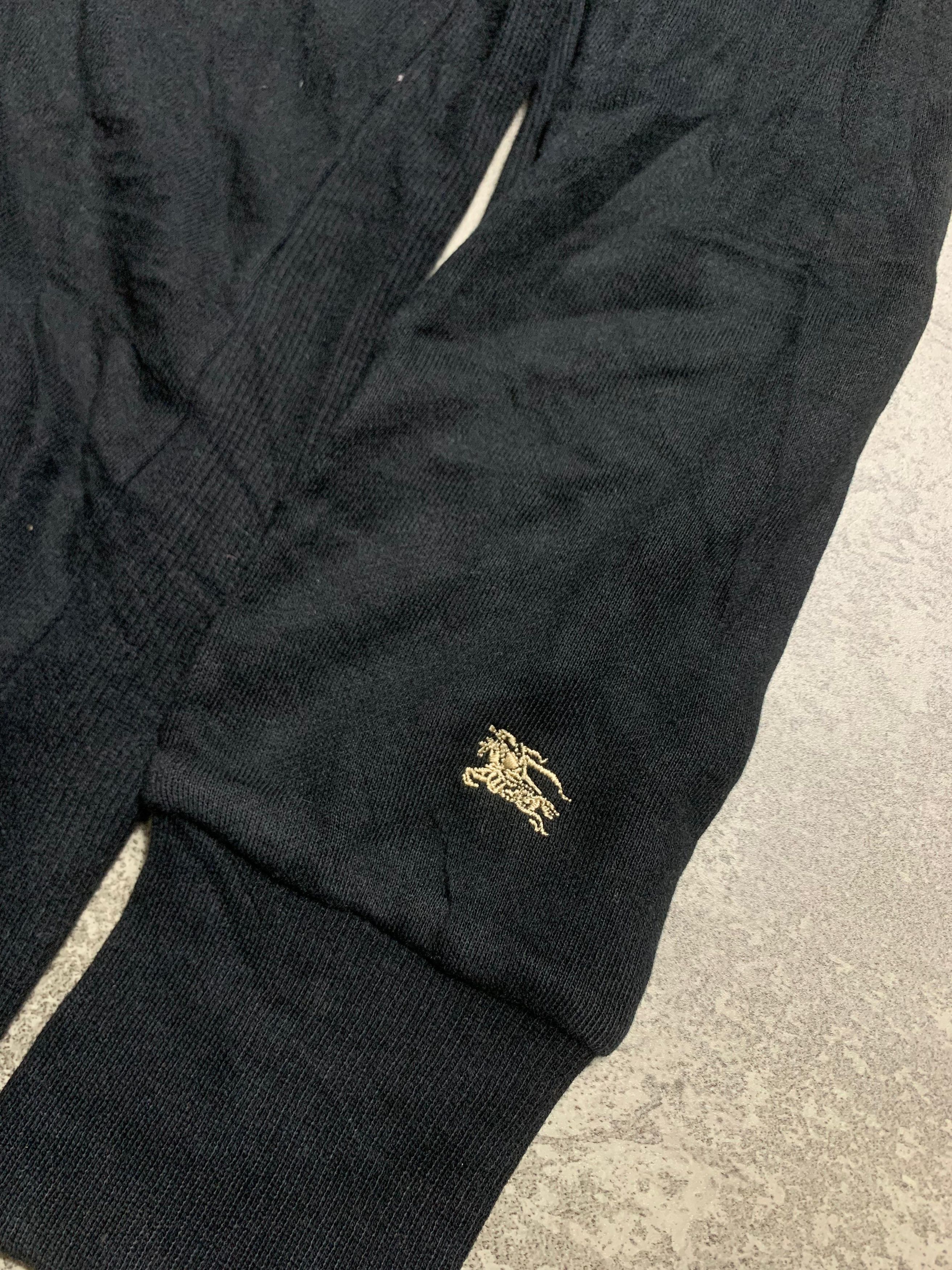 Burberry Burberry London Script Logo Black Zip Up Hoodie Size S / US 4 / IT 40 - 3 Thumbnail