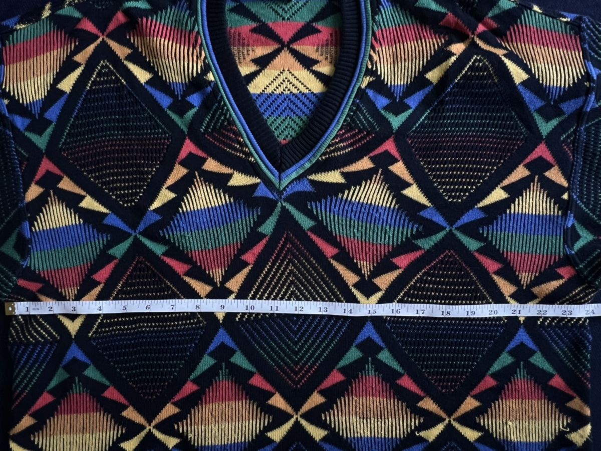 Carlo Colucci Carlo Colucci Multicolored Sweater Size L / US 10 / IT 46 - 4 Thumbnail