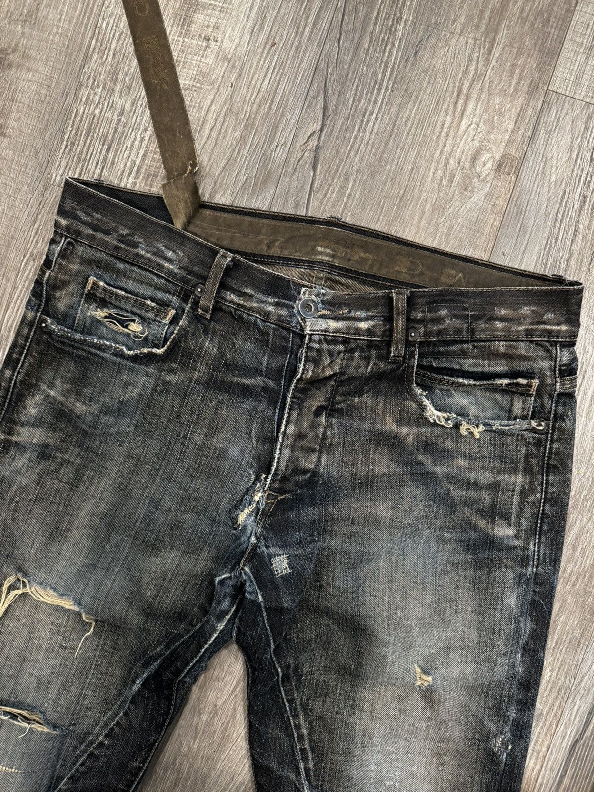 Rick Owens Drkshdw Rick Owens Olmar & Mirta Detroit Cut Denim Size US 32 / EU 48 - 4 Thumbnail