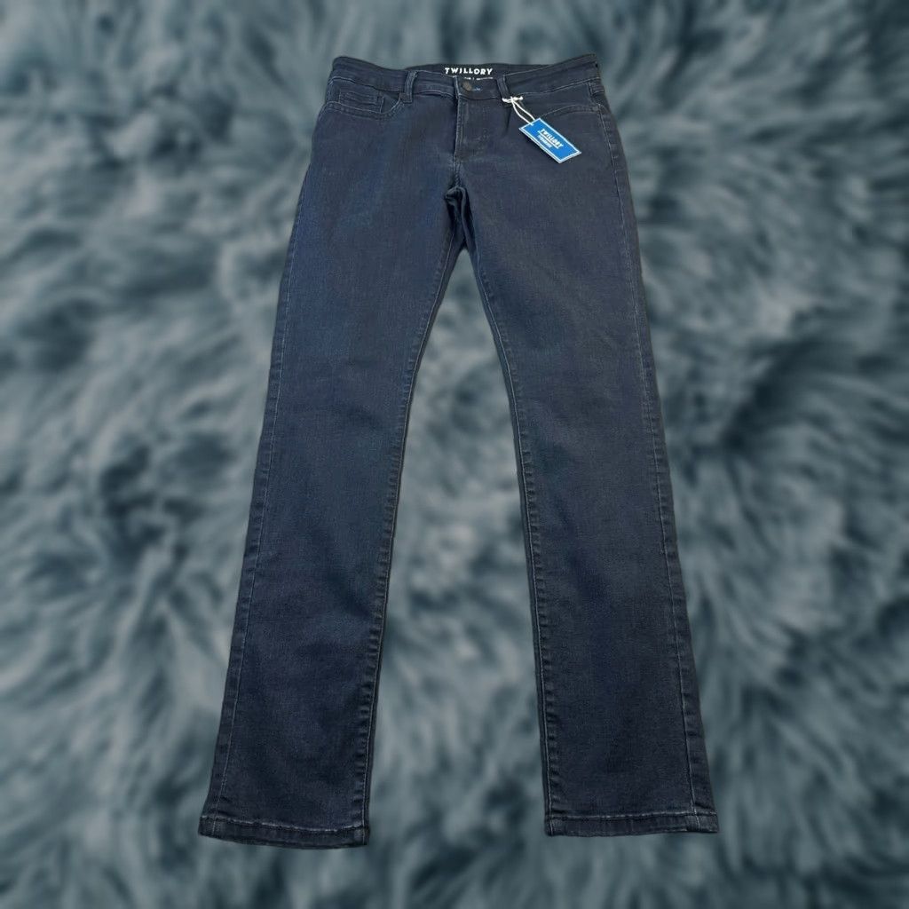 True Religion Twillory Jeans Mens 32x32 Blue Denim Pants Stretch Trim Fit Regular 5-Pocket Belt Loops Blue Size US 32 / EU 48 - 1 Thumbnail