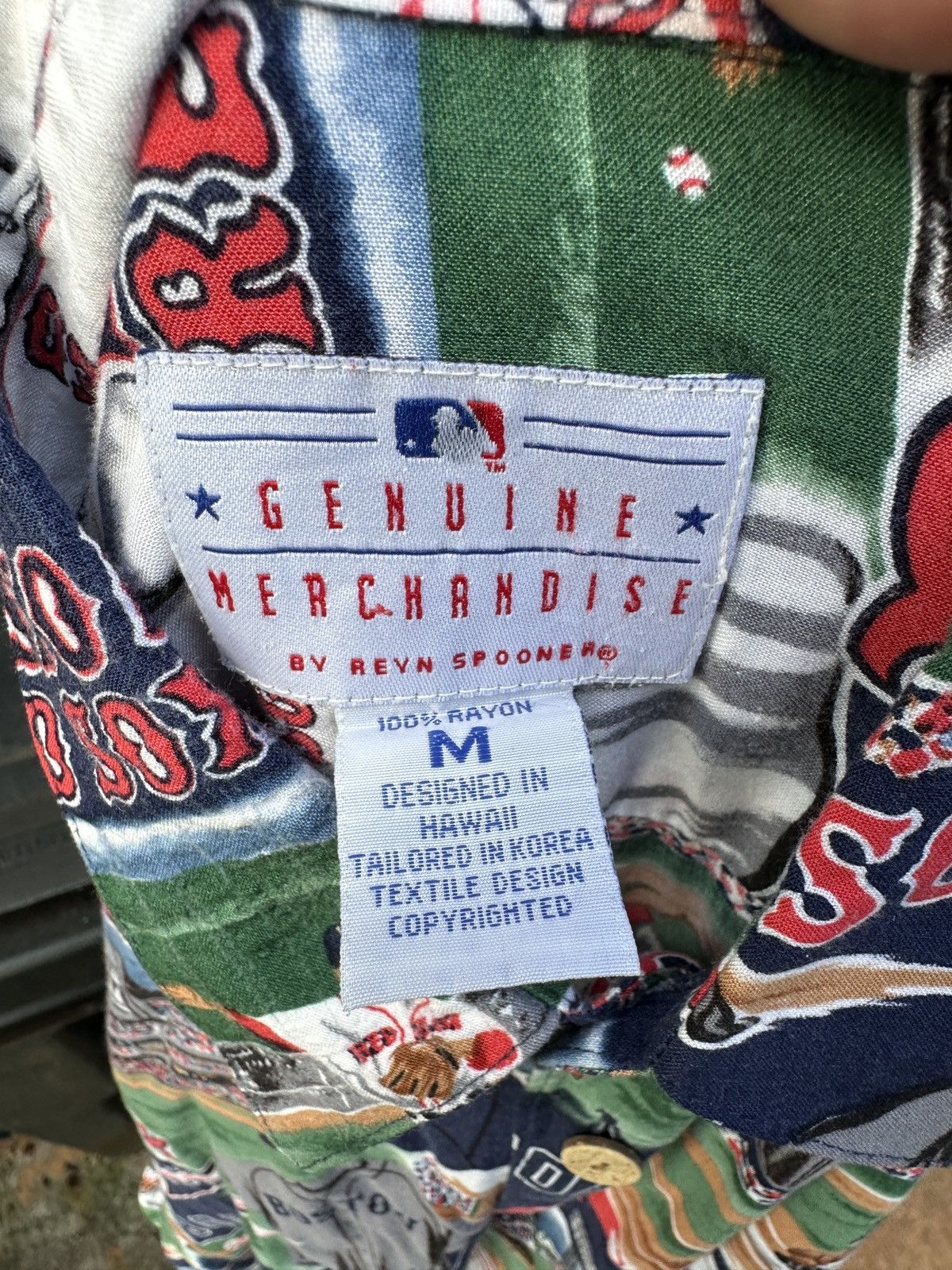 Reyn Spooner PreOwned Reyn Spooner Boston Red Sox Men's M Multicolored Size US M / EU 48-50 / 2 - 4 Thumbnail